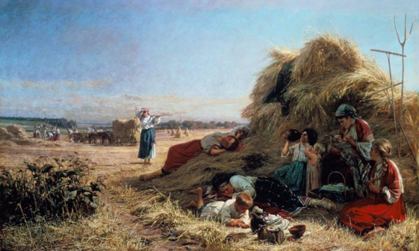 Work in the Fields von Pavel Aleksandrovich Bryullov