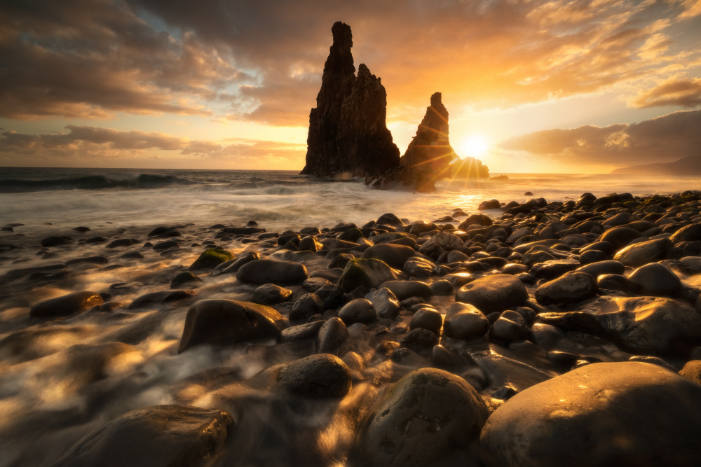 Sonnenaufgang auf Madeira von Pawel Uchorczak