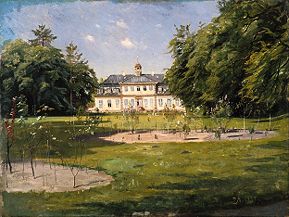 Schloss Sorgenfrei. von Peder Mørk Mønsted