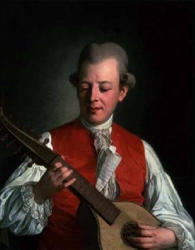 Portrait of the poet Carl Mikael Bellman (1740-95)