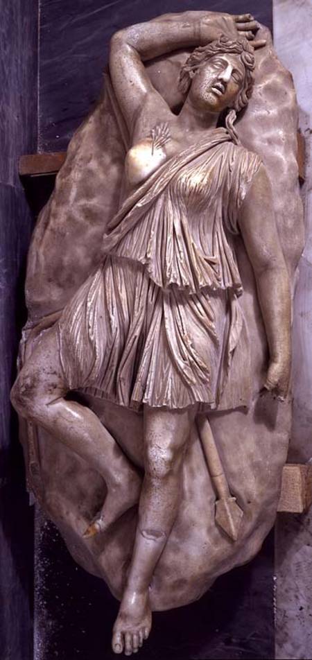 Fallen Female Warrior von Pergamum School