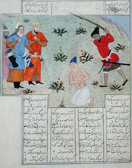 Ms C-822 An execution, from 'Shah-Nameh, or The Epic of the Kings' von Persian School