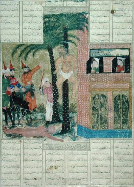  Page from the 'Demotte' manuscript of the 'Shahnama' (Book of Kings) von Persian School
