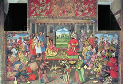 The Reception for the Ambassador of the Grand Moghul at the Court of the Shah Tahmasp 1573-76