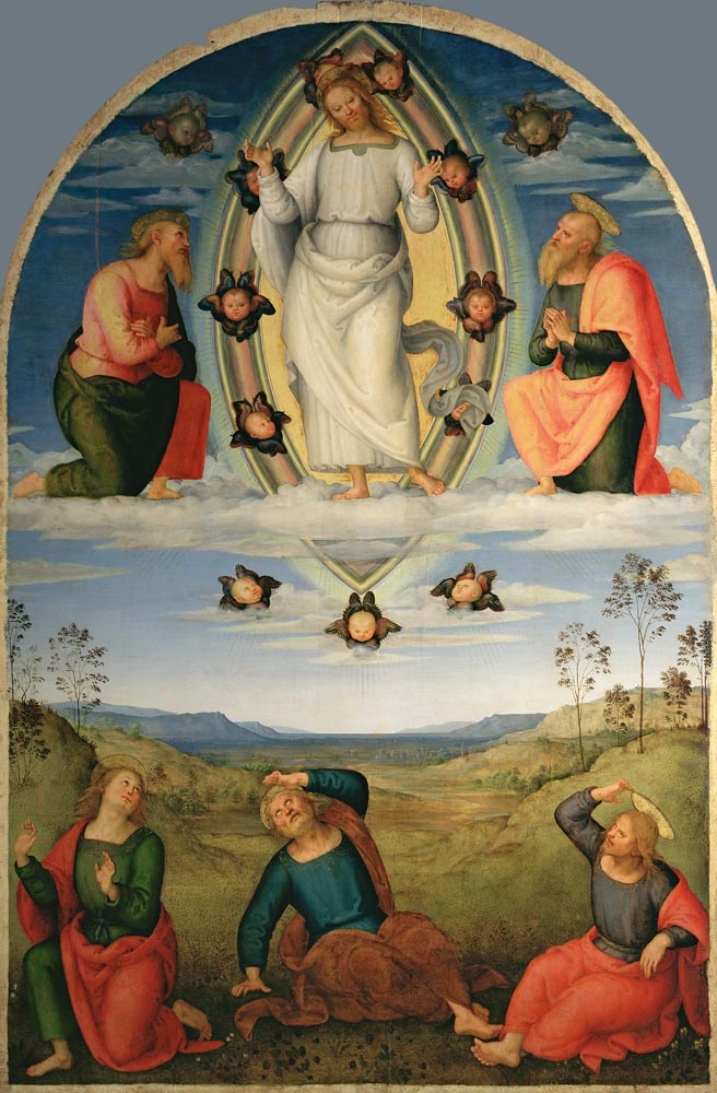 Transfiguration von Perugino (eigentl. Pierto di Cristoforo Vanucci)