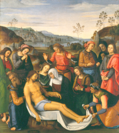 Die Beweingung Christi. von Perugino (eigentl. Pierto di Cristoforo Vanucci)