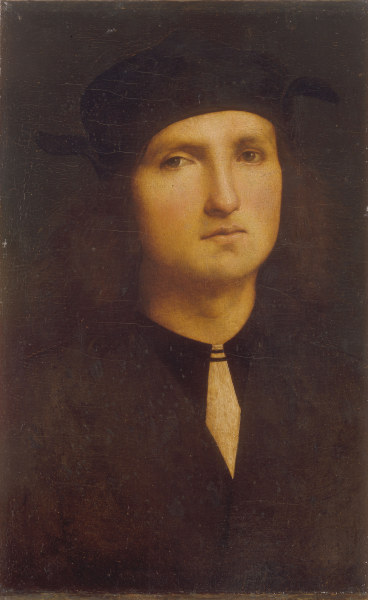 Perugino / Portrait of a Young Man von Perugino (eigentl. Pierto di Cristoforo Vanucci)
