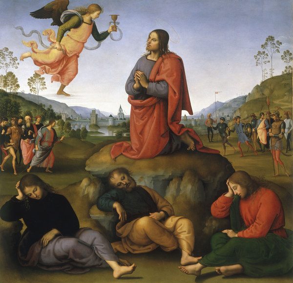 Perugino, Christ on Mount of Olives von Perugino (eigentl. Pierto di Cristoforo Vanucci)