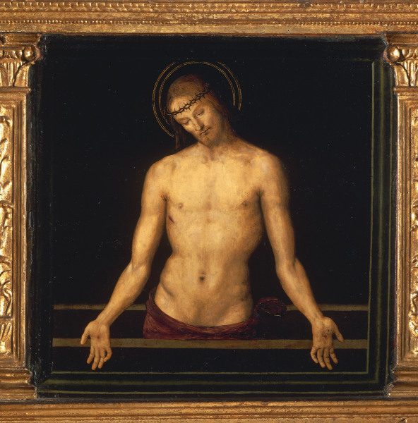 Pietro Perugino / Christ in the Tomb von Perugino (eigentl. Pierto di Cristoforo Vanucci)