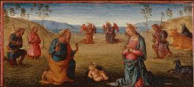 Adoration of the Child / Perugino