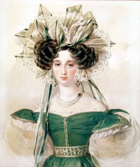 Portrait of Princess Elizabeth Vorontsova (1792-1856) von Peter Fedorowitsch Sokolov