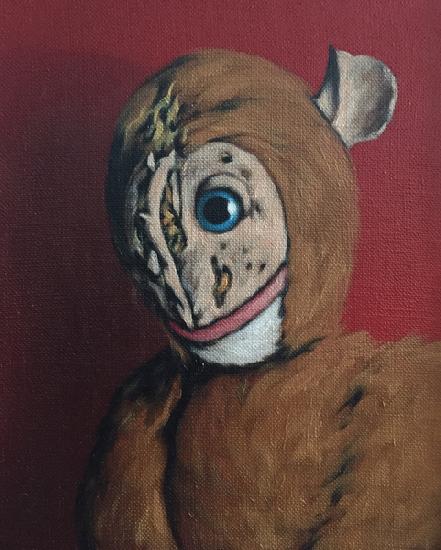 Red Monkey with Scars 2006