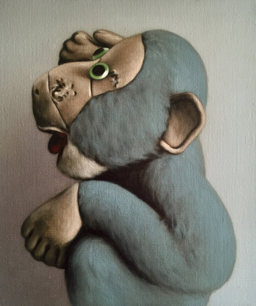 Soft Blue Monkey von Peter Jones