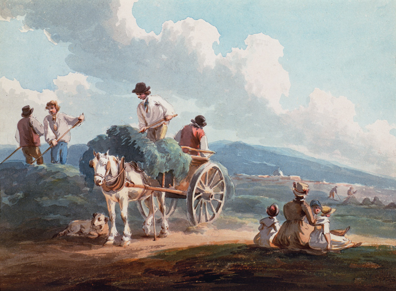 The Hay Wagon von Peter Le Cave