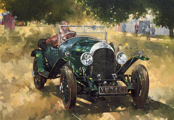 The Green Bentley at Althorp von Peter Miller