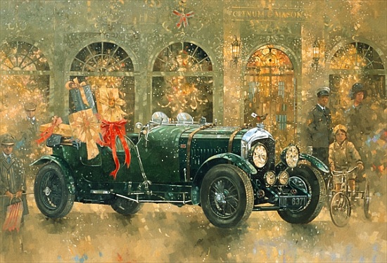 Christmas at Fortnum and Masons von Peter Miller