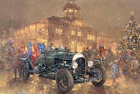 Christmas Party at Brooklands (oil on canvas) 