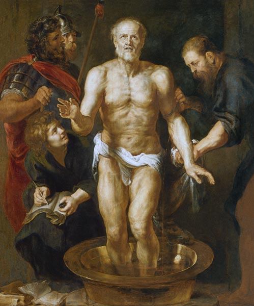 Der sterbende Seneca. von Peter Paul Rubens