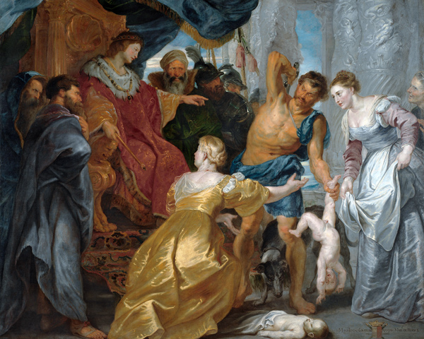 Das Urteil des Königs Salomo von Peter Paul Rubens