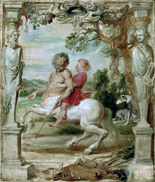 Die Erziehung des Achilles von Peter Paul Rubens