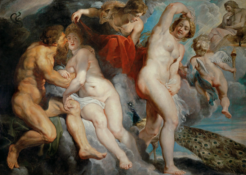 Ixion, deceived by Juno von Peter Paul Rubens