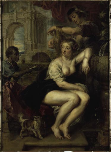 Bathseba am Springbrunnen, den Brief Davids erhaltend von Peter Paul Rubens