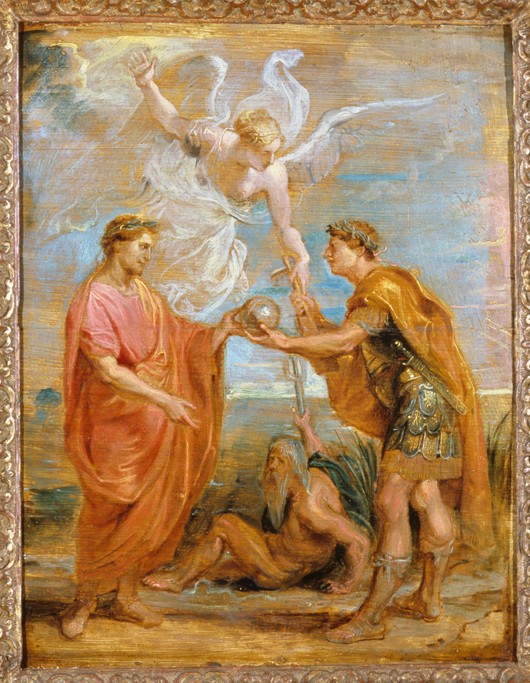 Constantius ernennt Konstantin zum seinen Nachfolger von Peter Paul Rubens