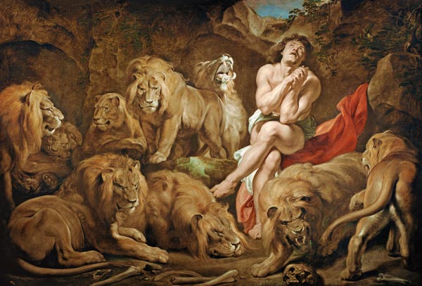 Daniel in the Lion s Den von Peter Paul Rubens