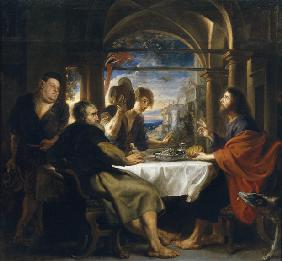 Das Abendmahl in Emmaus 1638