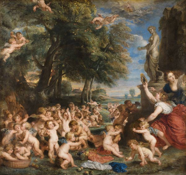 Das Venusfest (Fest der Venus Verticordia) von Peter Paul Rubens