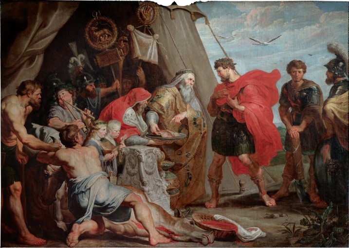 Decius Mus befragt die Haruspizien von Peter Paul Rubens