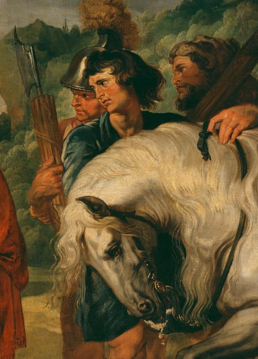 Decius Mus fügt sich seinem Schicksal. von Peter Paul Rubens