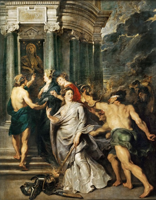 Der Friedensschluss von Angers (Gemäldezyklus für Maria de' Medici) von Peter Paul Rubens
