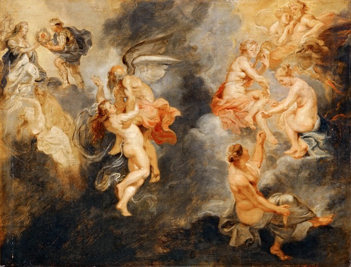 Der Triumph der Wahrheit (Gemäldezyklus für Maria de' Medici) von Peter Paul Rubens