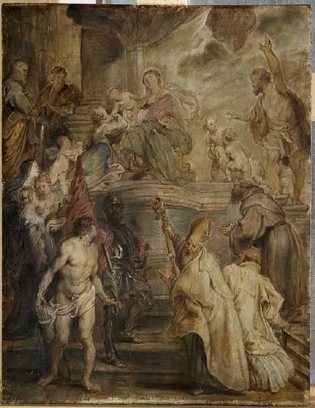 Die Verlobung der hl von Peter Paul Rubens