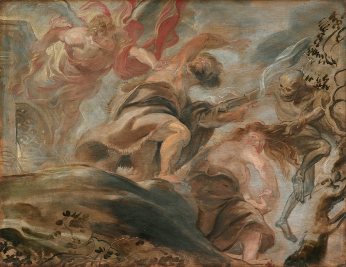 Die Vertreibung aus dem Paradies von Peter Paul Rubens