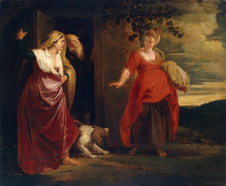 Die Vertreibung der Hagar von Peter Paul Rubens
