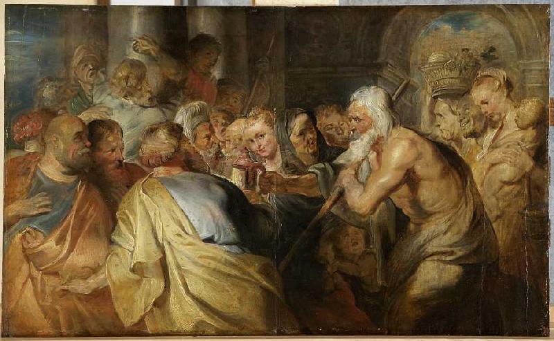 Diogenes sucht Menschen. von Peter Paul Rubens