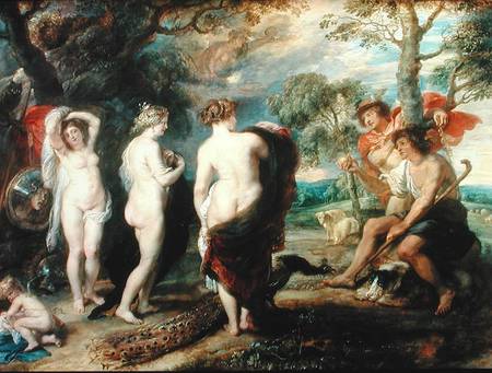 The Judgement of Paris von Peter Paul Rubens