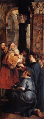 Kreuzabnahme-Triptychon, rechte Tafel - Kreuzabnahme von Peter Paul Rubens