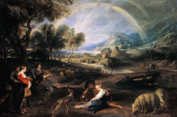 Landscape with a Rainbow von Peter Paul Rubens
