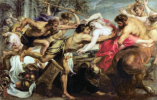Lapiths and Centaurs von Peter Paul Rubens
