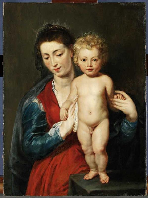 Madonna mit stehendem Kind. von Peter Paul Rubens