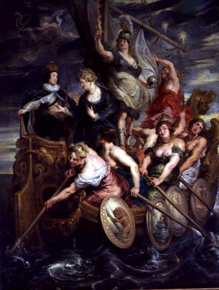 The Majority of Louis XIII (1601-43) 20th October 1614 von Peter Paul Rubens