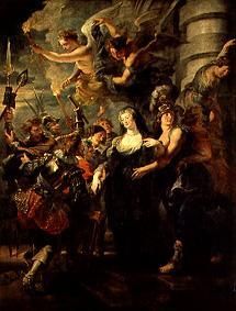 Medici-Zyklus: Die Flucht der Königin aus Blois, 21./22.2.1619 von Peter Paul Rubens