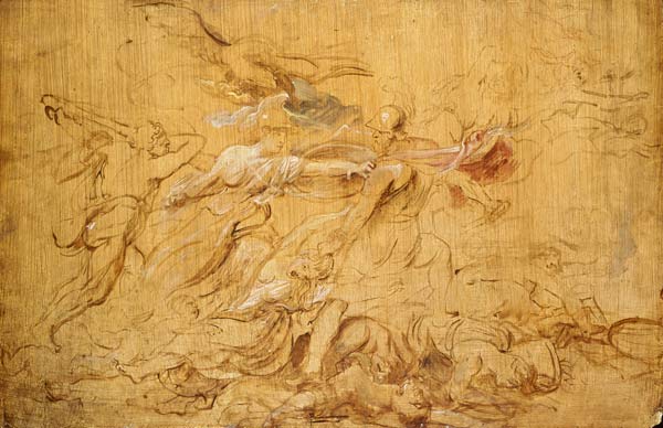 Minerva and Hercules Driving Away Mars von Peter Paul Rubens