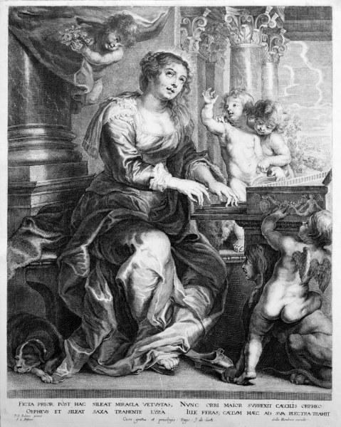 nach Peter Paul Rubens, Heilige Cäcilia von Peter Paul Rubens