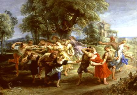 A Peasant Dance von Peter Paul Rubens