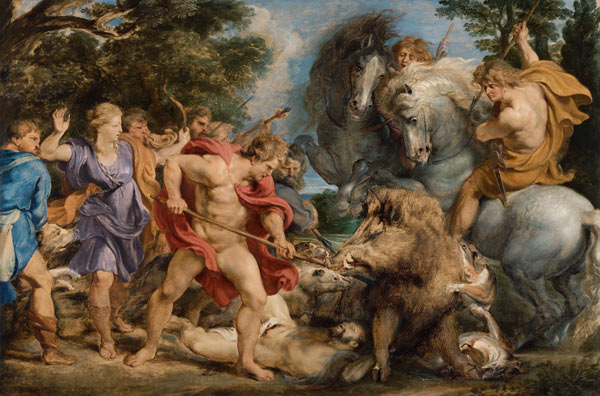 Die Eberjagd von Peter Paul Rubens