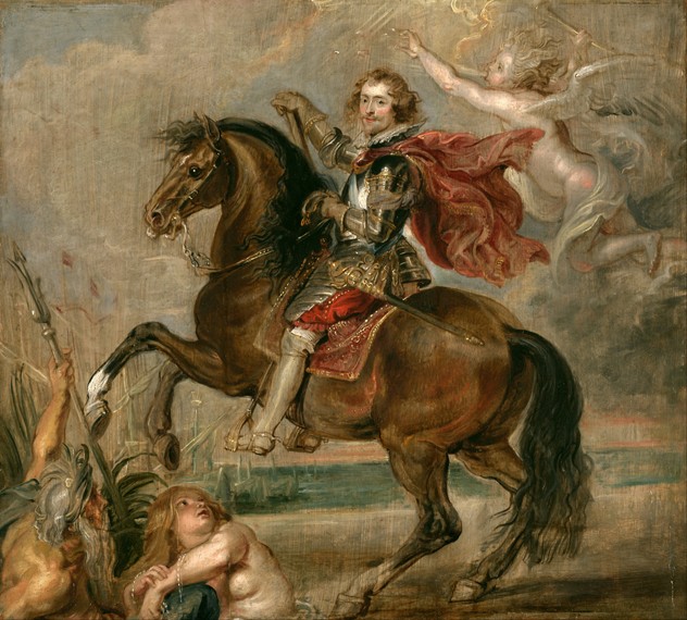 Porträt von Duke of Buckingham zu Pferde von Peter Paul Rubens